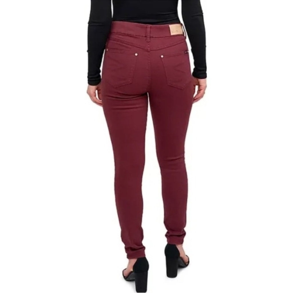 Seven7 Tummy Less Skinny Jeans‎ High Rise Slimming Control Port Royale 6 NWT