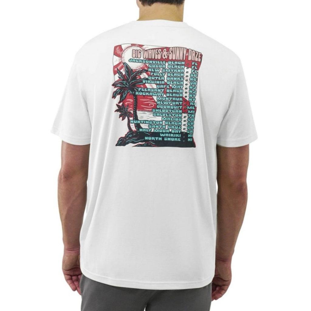 Men's Graphic T-Shirt - Cream/grey xl reel life NEW