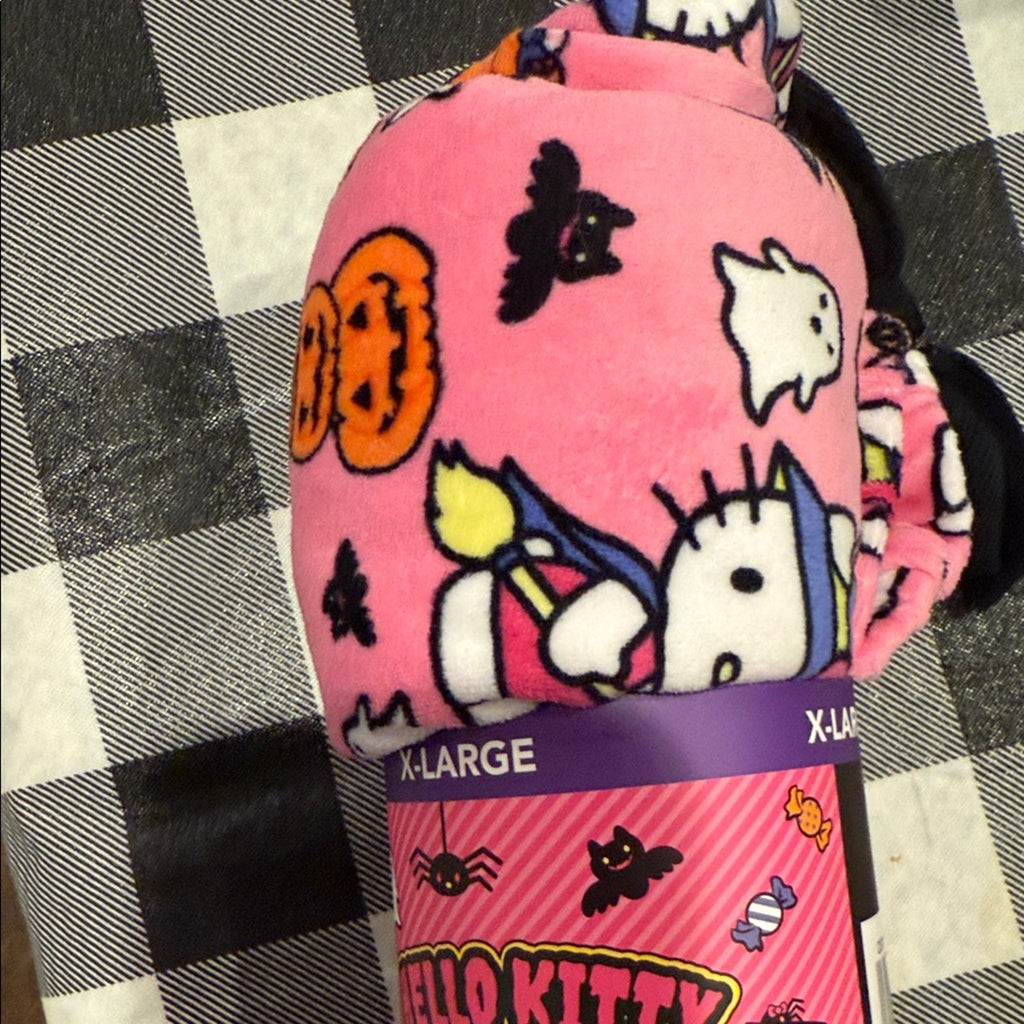 Hello Kitty Pink and Orange womans XL Sleep Pants